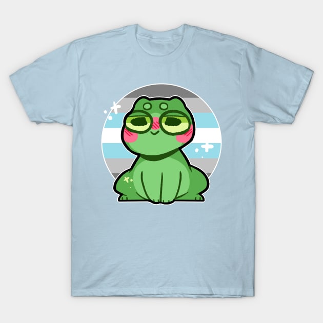 pride frog- Demiboy Variant T-Shirt by Brewing_Personalitea